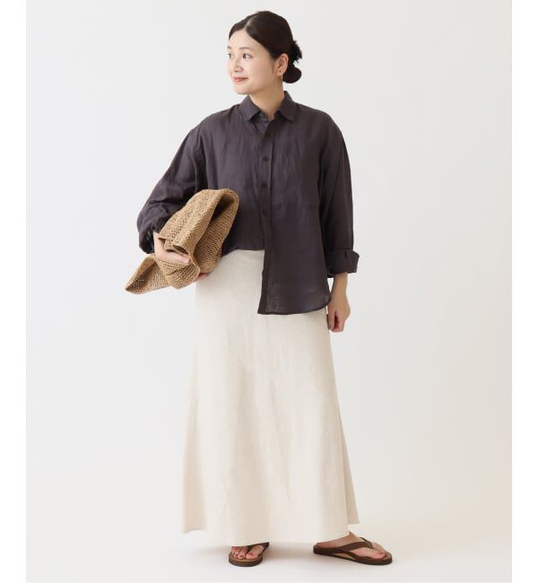 JOURNAL STANDARD「ラミーコットンツイルスカート」|スカート|