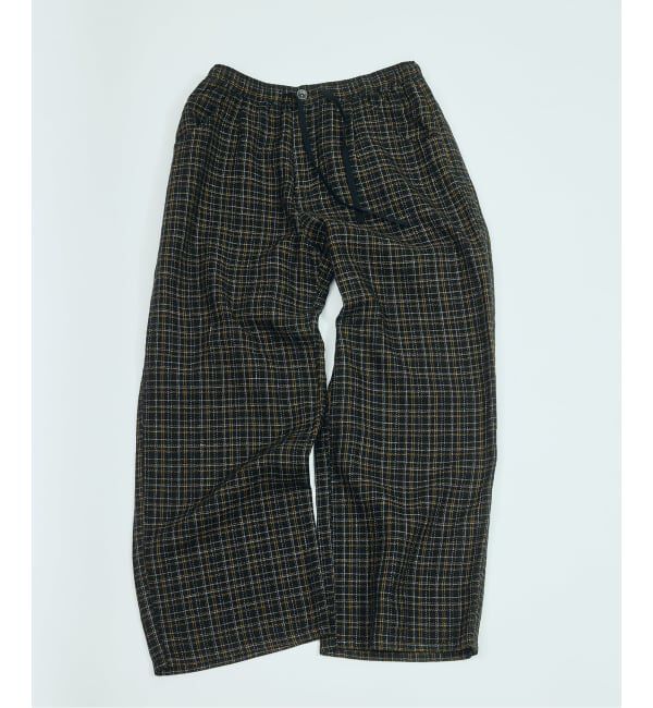 JOURNAL STANDARD relume「European Flax / ヨーロピアン フラックス イージーパンツ」|スラックス|ブラック