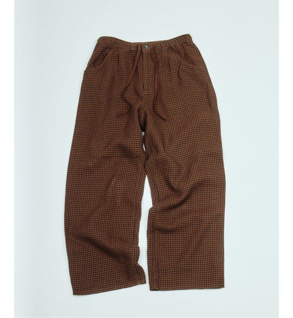 JOURNAL STANDARD relume「European Flax / ヨーロピアン フラックス イージーパンツ」|スラックス|ブラウン B