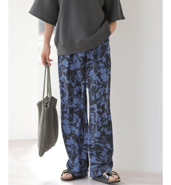 JOURNAL STANDARD relume「《追加》バイカラーリーフプリントパンツ」|その他|