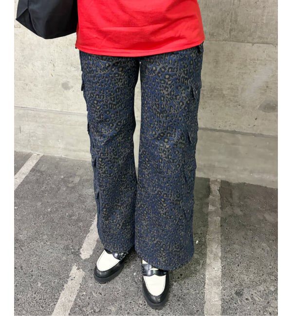 Oriens JOURNAL STANDARD「レオパードポケットパンツ」|その他|ブルー
