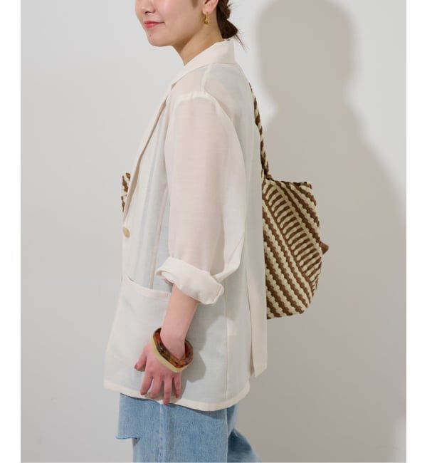 JOURNAL STANDARD relume「《追加2》シングルシアージャケット」|テーラードジャケット|