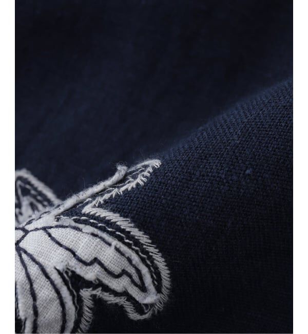 JOURNAL STANDARD「FAR AFIELD Navy Embroidered Landscape」|シャツ・ブラウス|