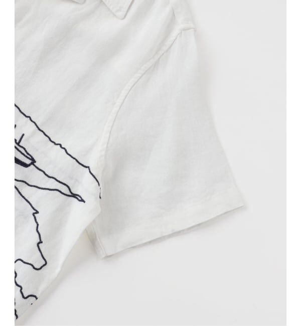 JOURNAL STANDARD「FAR AFIELD White Embroidered Landscape」|シャツ・ブラウス|