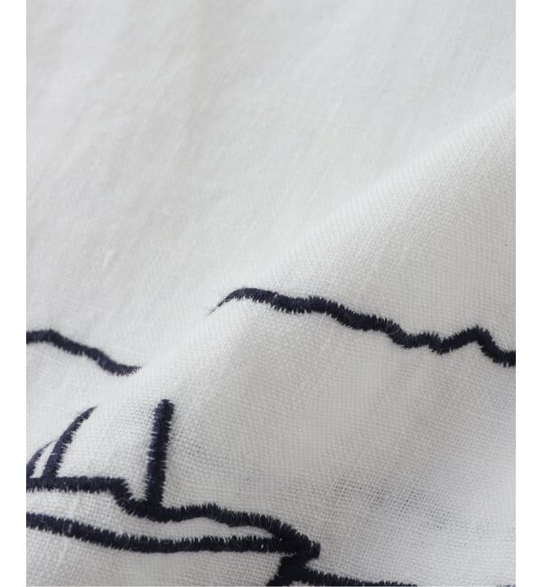 JOURNAL STANDARD「FAR AFIELD White Embroidered Landscape」|シャツ・ブラウス|