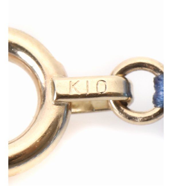 Lilas by Spick&Span「エシカルインディゴパール7mm40cmネックレス K10」|ネックレス|