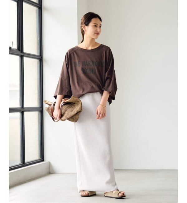 FRAMeWORK「≪追加≫ワッフルストレートスカート」|スカート|