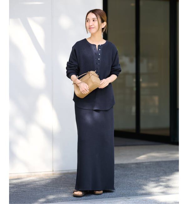 FRAMeWORK「≪追加≫ワッフルストレートスカート」|スカート|