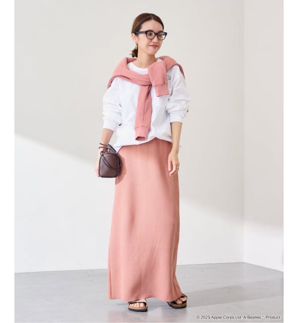 FRAMeWORK「≪追加≫ワッフルストレートスカート」|スカート|