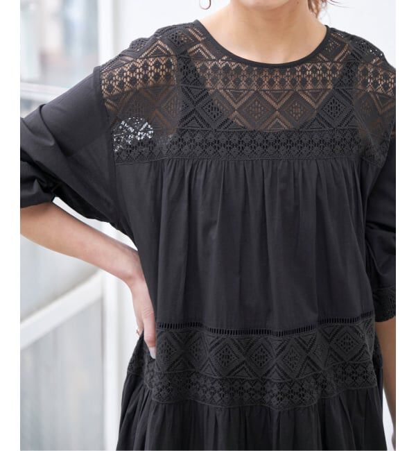 Spick and Span「《新色有り / 追加》HYUレースギャザーワンピース」|ワンピース|