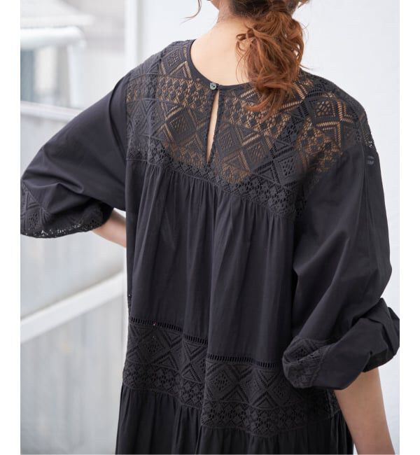 Spick and Span「《新色有り / 追加》HYUレースギャザーワンピース」|ワンピース|