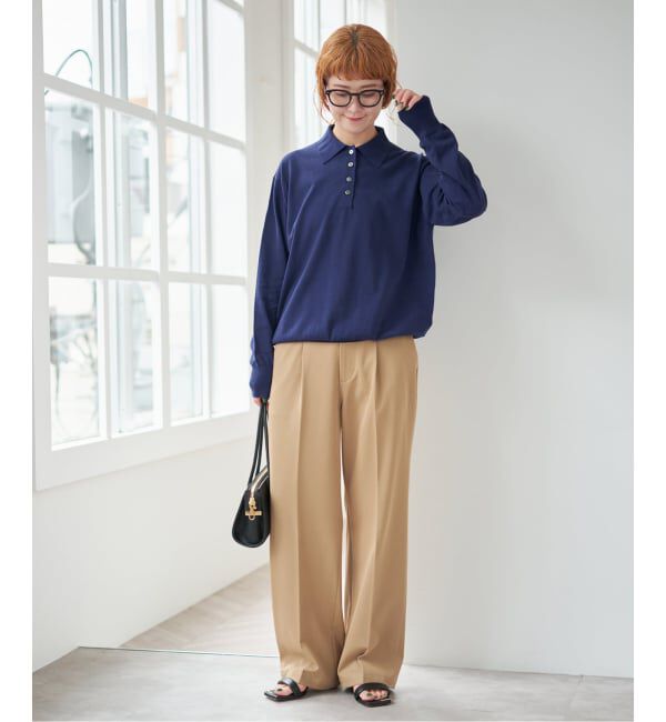 Spick and Span「Emil cotoni ポロシャツニット」|ニット・セーター|