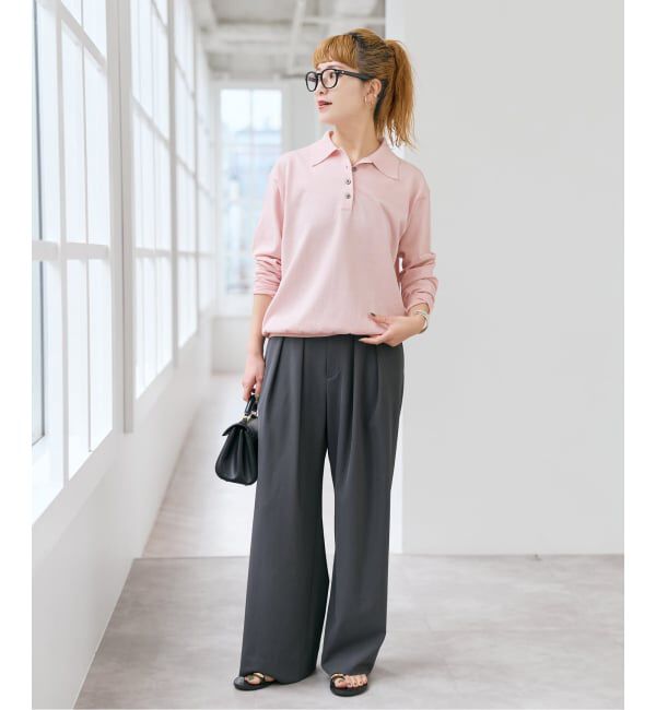 Spick and Span「Emil cotoni ポロシャツニット」|ニット・セーター|