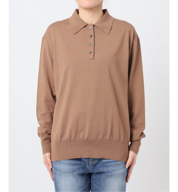 Spick and Span「Emil cotoni ポロシャツニット」|ニット・セーター|