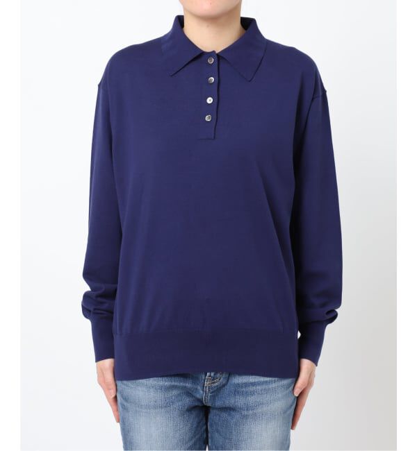 Spick and Span「Emil cotoni ポロシャツニット」|ニット・セーター|