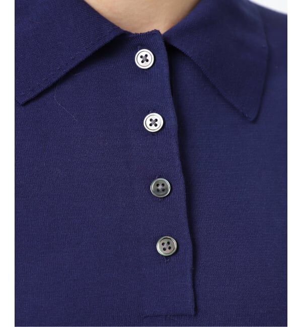 Spick and Span「Emil cotoni ポロシャツニット」|ニット・セーター|