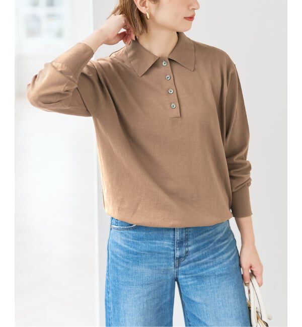 Spick and Span「Emil cotoni ポロシャツニット」|ニット・セーター|