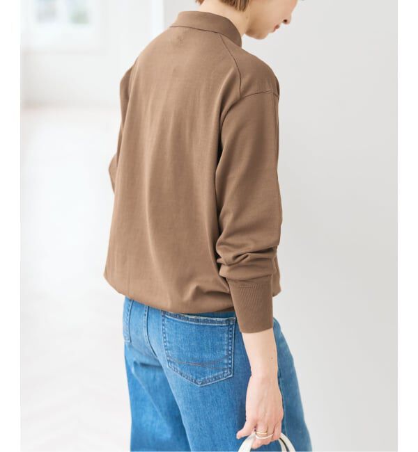 Spick and Span「Emil cotoni ポロシャツニット」|ニット・セーター|