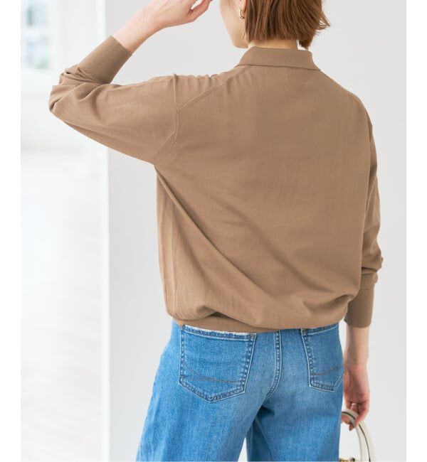 Spick and Span「Emil cotoni ポロシャツニット」|ニット・セーター|