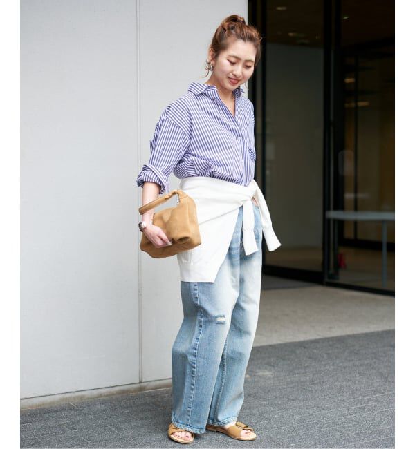 Spick and Span「《追加3》50コットンコンパクトシャツ」|シャツ・ブラウス|