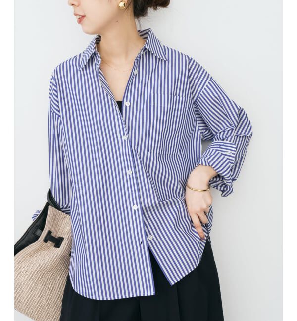 Spick and Span「《追加3》50コットンコンパクトシャツ」|シャツ・ブラウス|