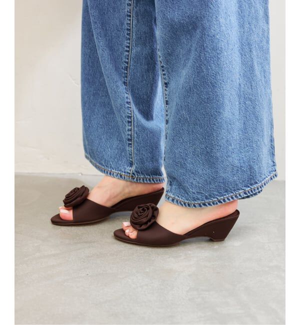  「《WEB限定》Le decore / ル デコレpuffy rose mule サンダル」|サンダル|