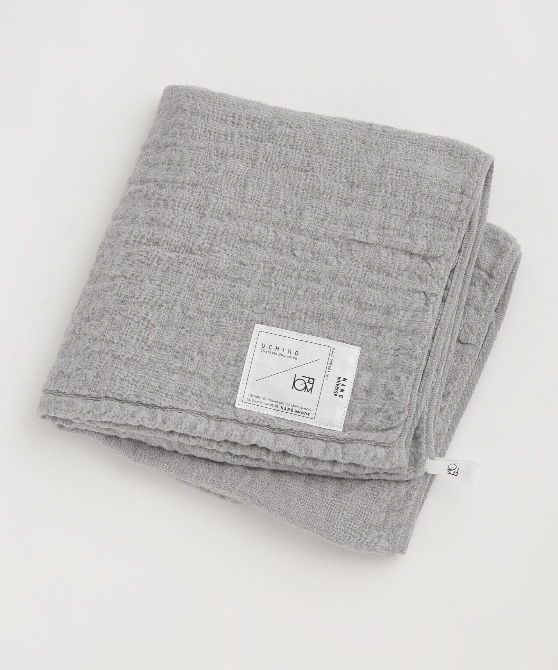nano･universe「LB.03/「UCHINO&times;NANOuniverse」マシュマロワッフルガーゼバスタオル」|その他|グレー