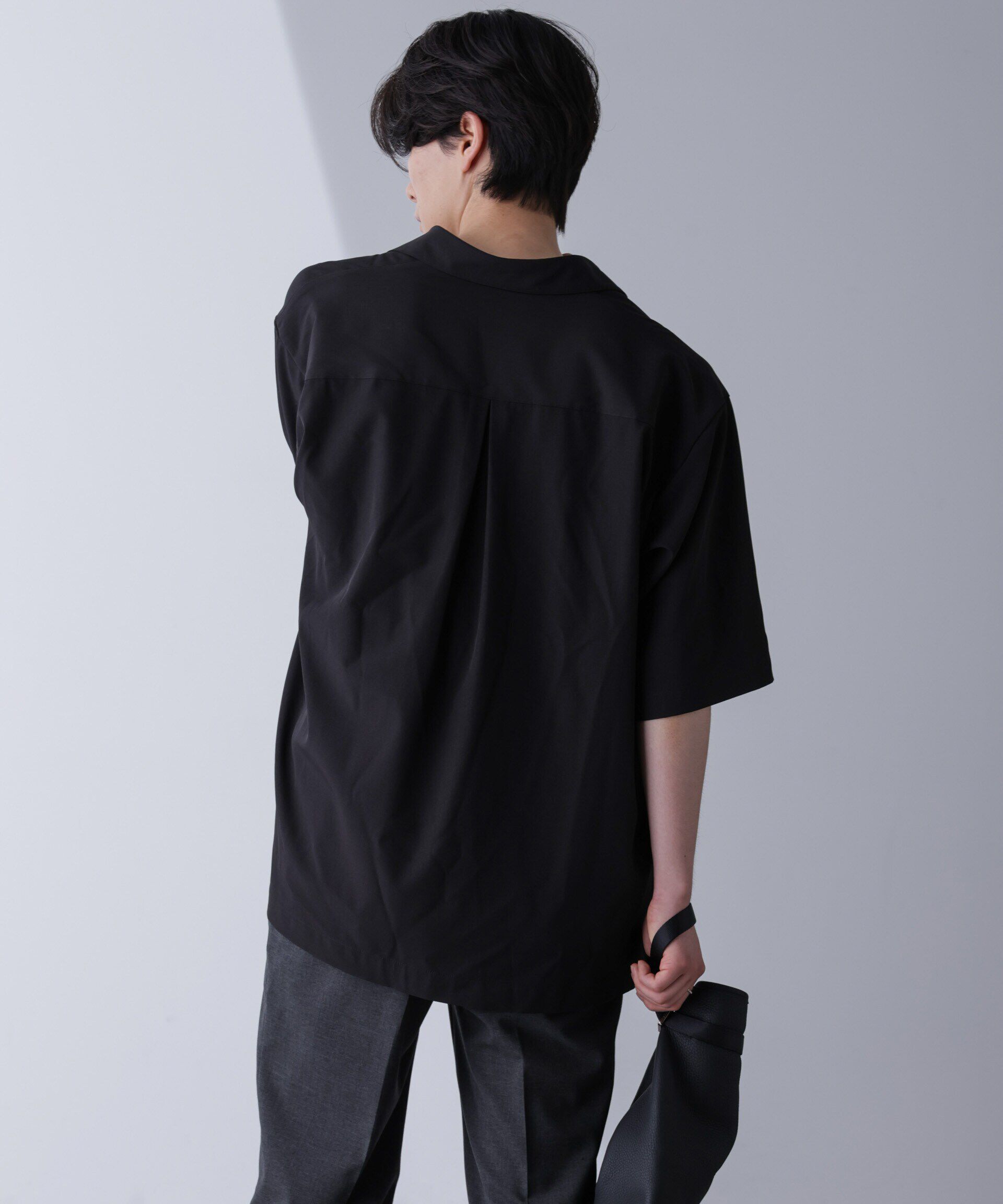 nano･universe「スキッパーPOシャツ 半袖」|シャツ・ブラウス|