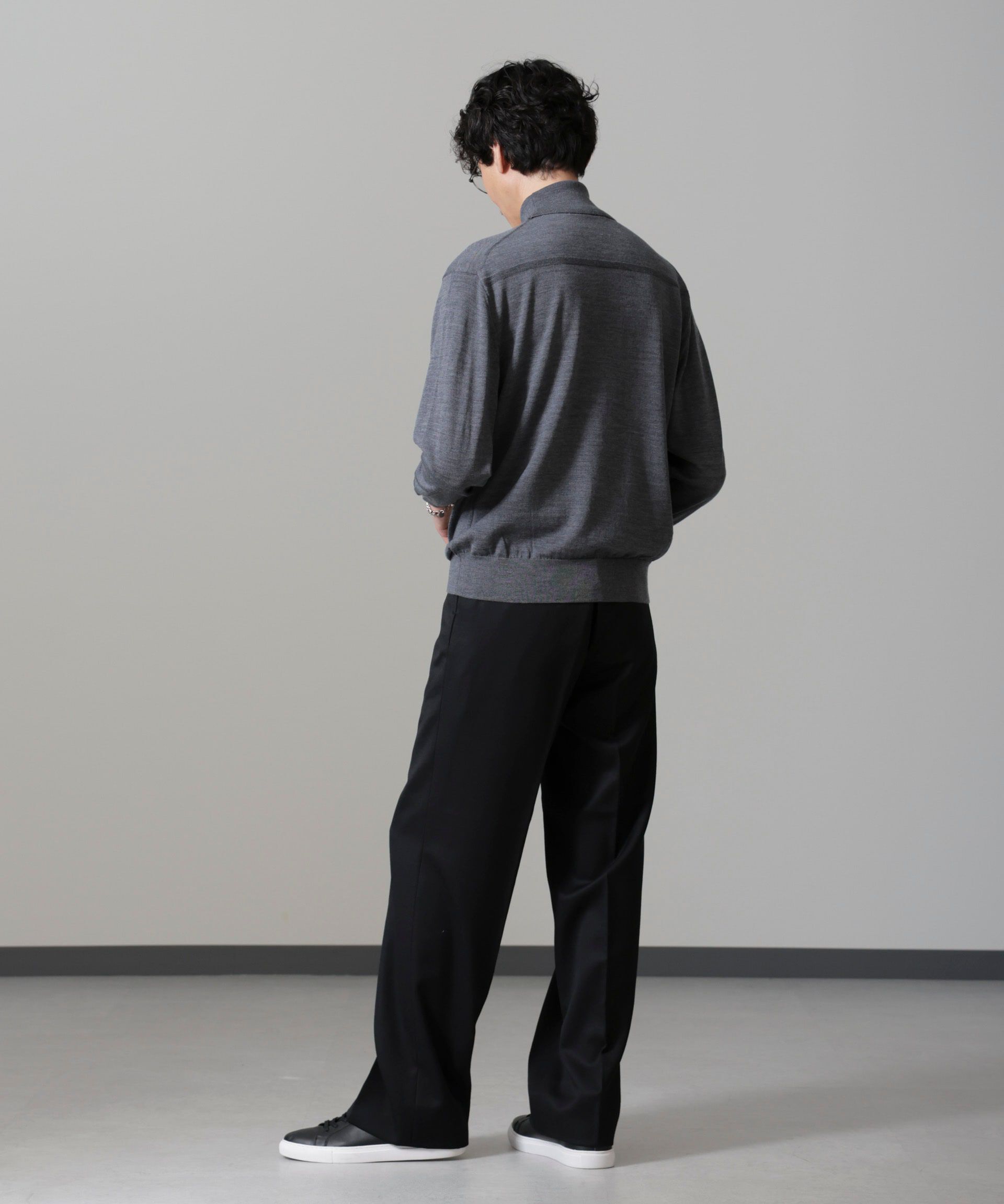 nano･universe「「毛玉レスニット」 ファインゲージタートルネック」|ニット・セーター|