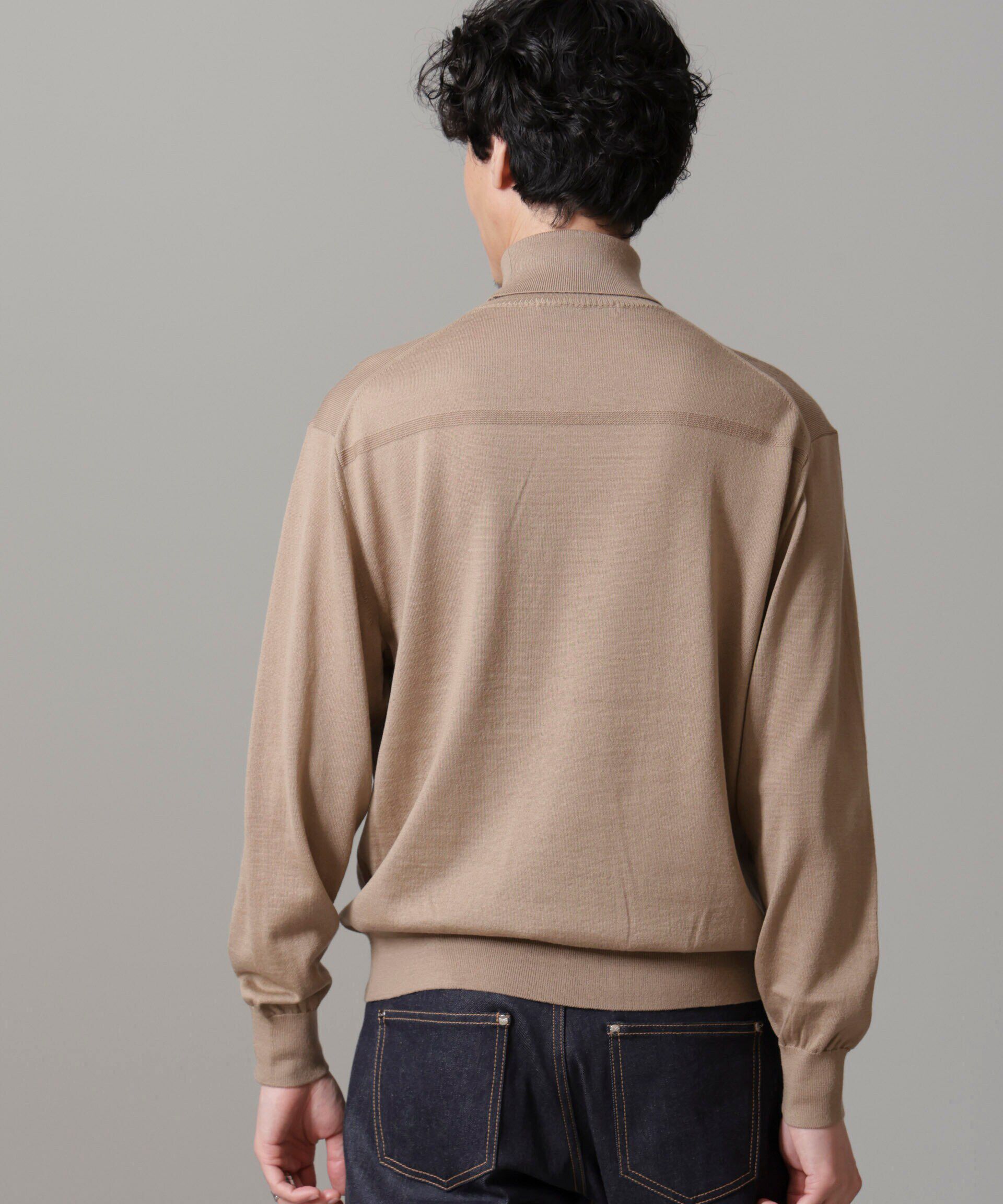 nano･universe「「毛玉レスニット」 ファインゲージタートルネック」|ニット・セーター|