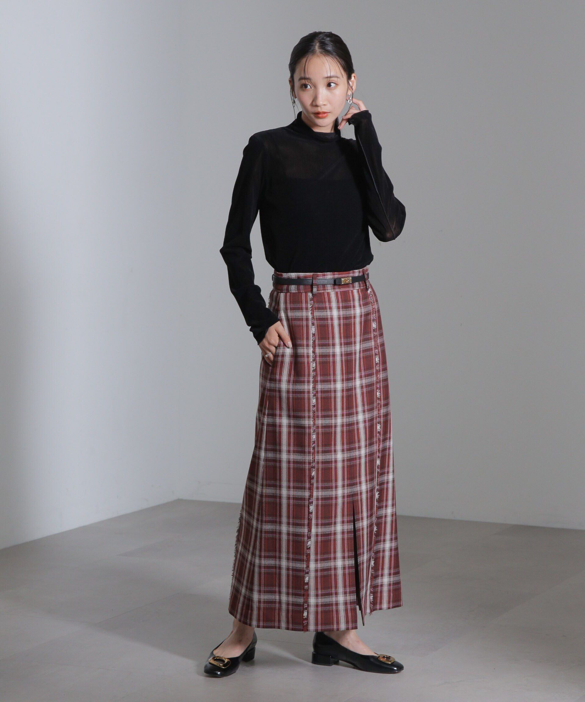 nano･universe「ベロアチュールタートルプルオーバー」|Tシャツ・カットソー|