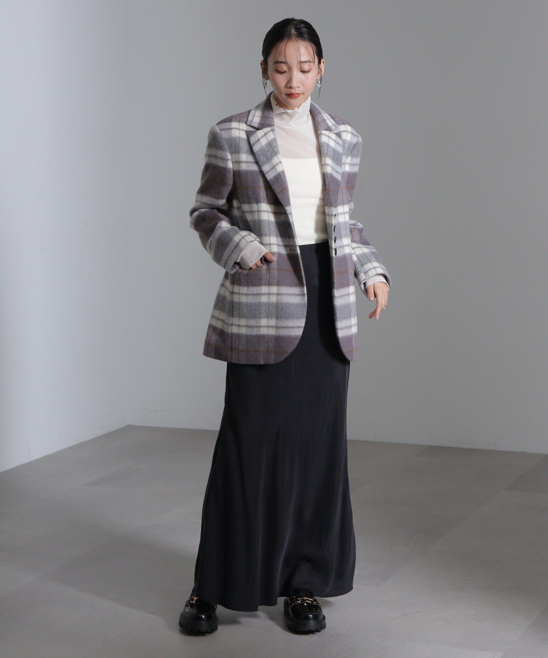 nano･universe「ベロアチュールタートルプルオーバー」|Tシャツ・カットソー|