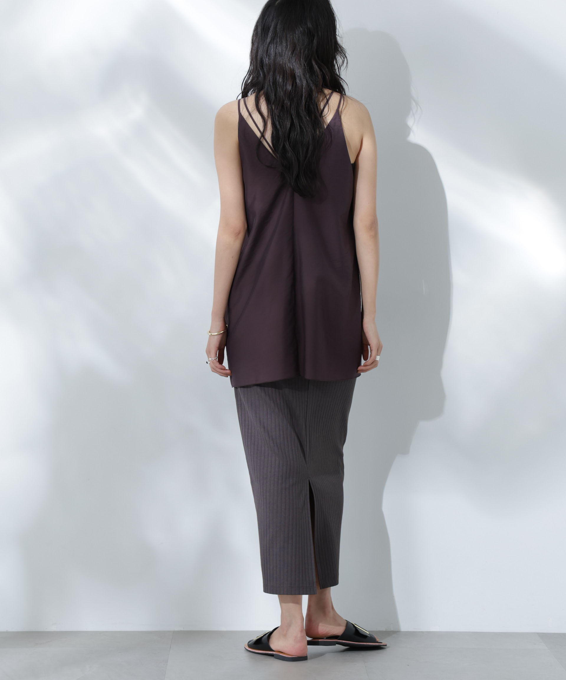 nano･universe「Anti Soaked(R) 汗染み防止リブタイトスカート（セットアップ可）」|スカート|