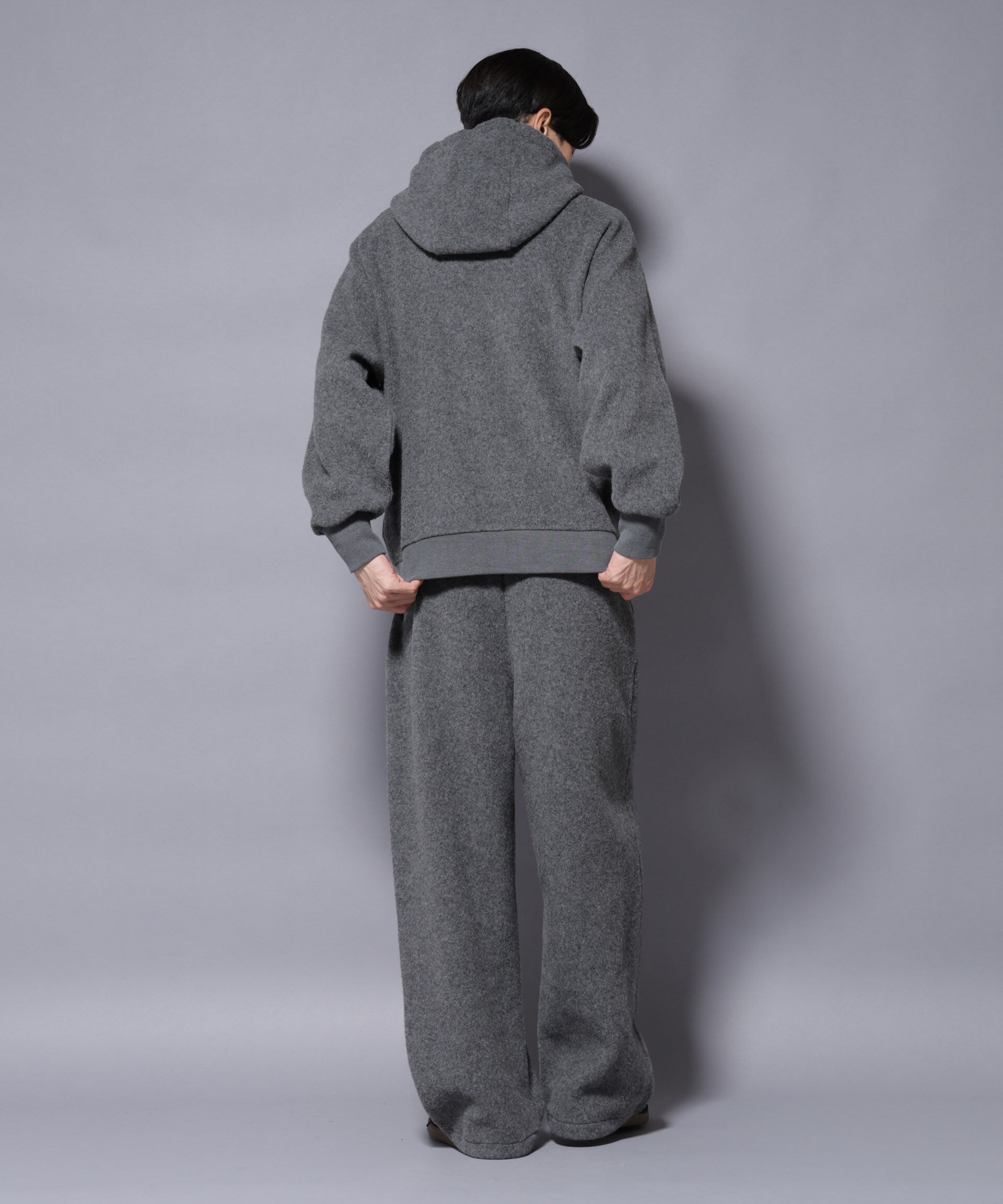 nano･universe「MIYATA&times;NANO JAPANMADE ウール/コットン パーカー」|Tシャツ・カットソー|