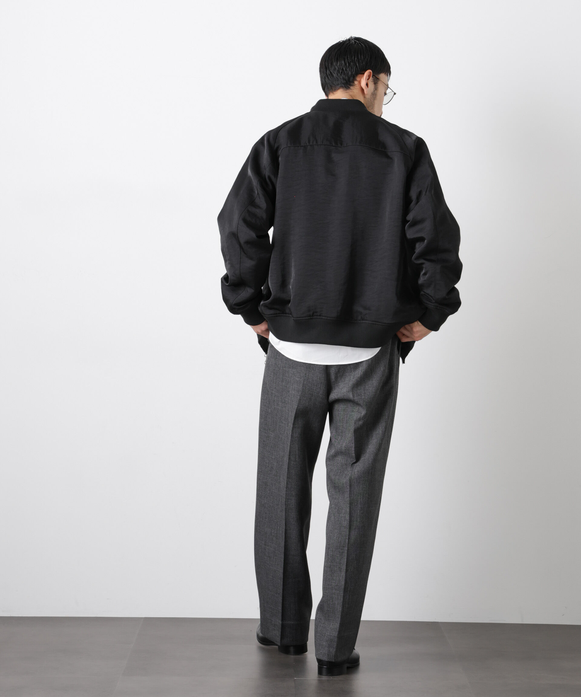 nano･universe「リバーシブル MA-1」|ブルゾン・スタジャン|