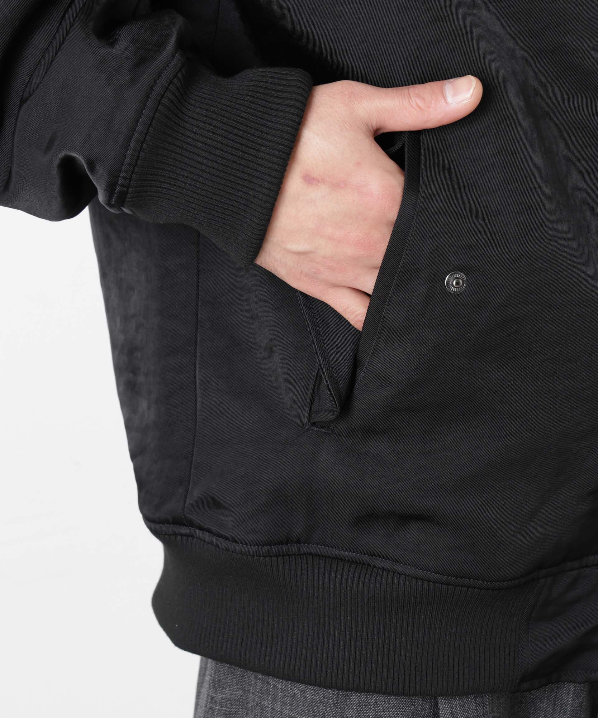 nano･universe「リバーシブル MA-1」|ブルゾン・スタジャン|