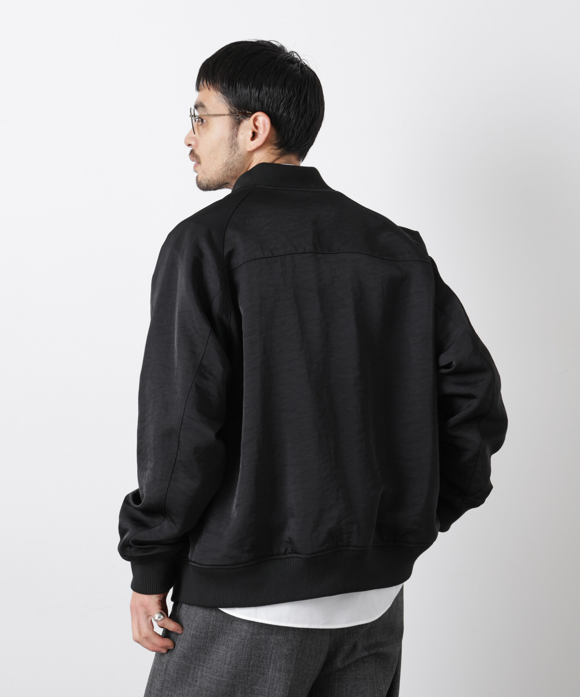 nano･universe「リバーシブル MA-1」|ブルゾン・スタジャン|