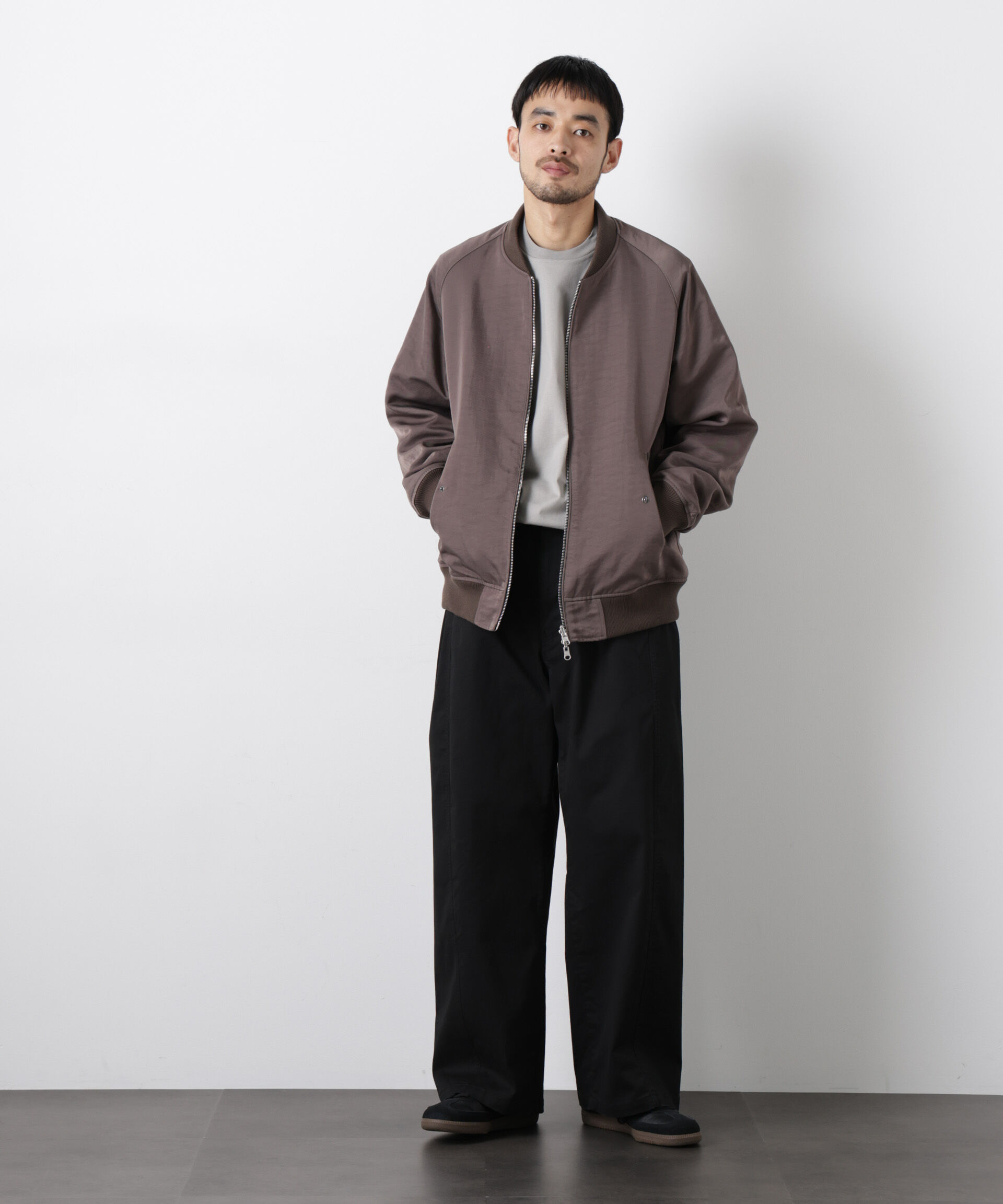 nano･universe「リバーシブル MA-1」|ブルゾン・スタジャン|