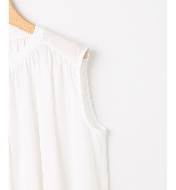 組曲「【WEB限定】トリコットジャージー ギャザー カットソー」|Tシャツ・カットソー|