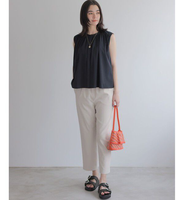 組曲「【WEB限定】トリコットジャージー ギャザー カットソー」|Tシャツ・カットソー|