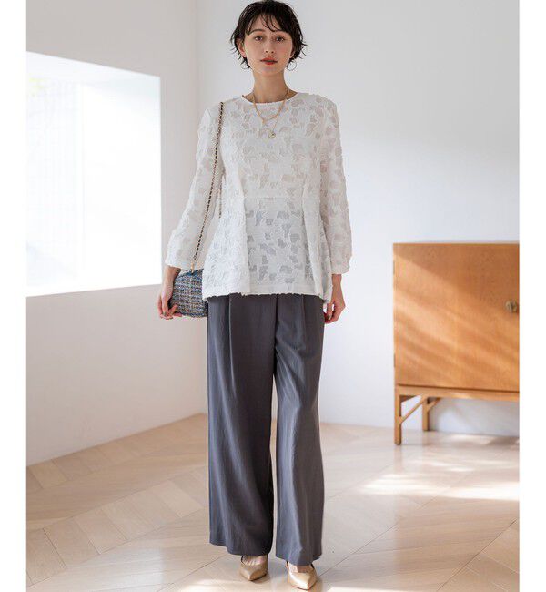 23区「GIOLICAツイード シリンダー ショルダーバッグ」|ショルダー・メッセンジャー|