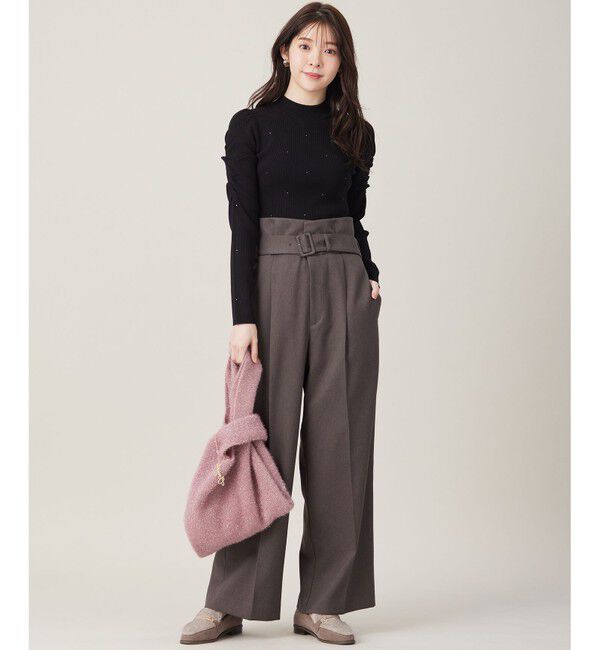 any SiS「ラメニット バッグ」|ハンドバッグ|