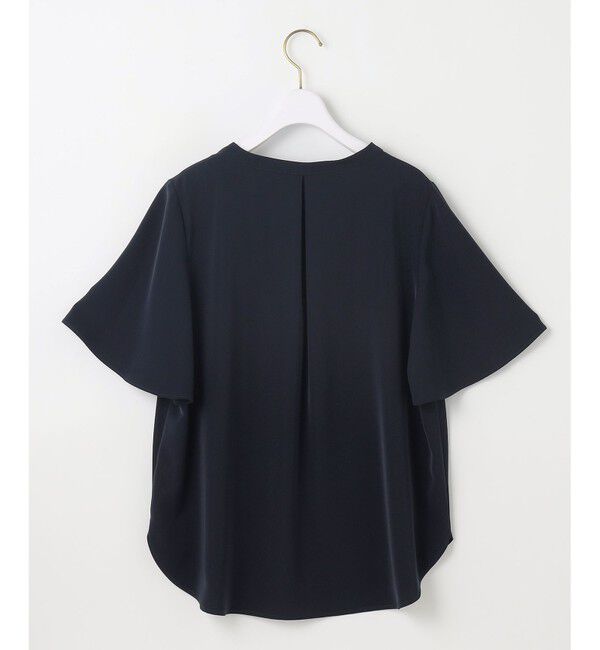 ANY SIS「【接触冷感・吸水速乾・UVカット】サラキレイ スキッパー ブラウス」|シャツ・ブラウス|