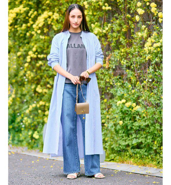 BEIGE,「【WEB限定】GILLES / シャツワンピース」|ワンピース|