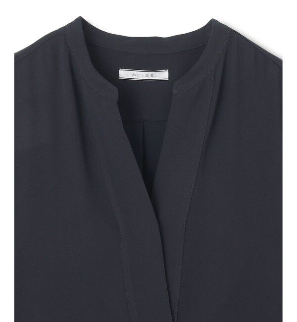 BEIGE,「【WEB限定・洗える】CELOSIA / クロスオーバーVネックワンピース」|ワンピース|