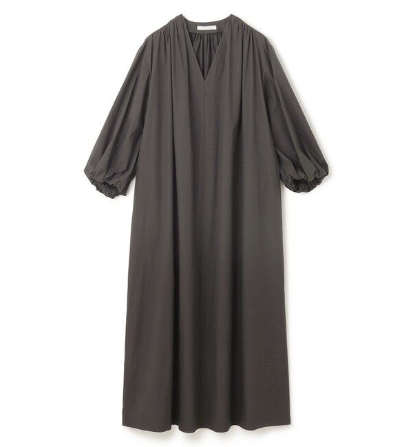 BEIGE,「【洗える】MALLOW / コットンパフスリーブマキシドレス」|ワンピース|