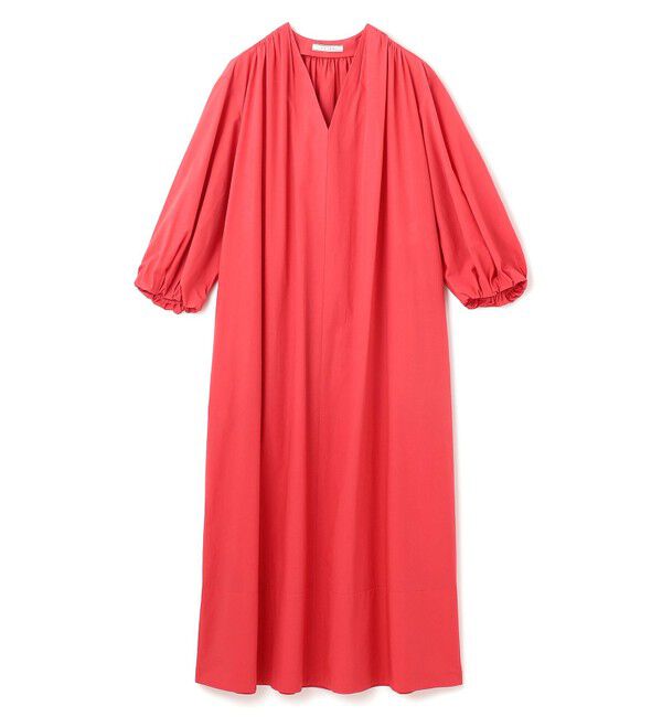 BEIGE,「【洗える】MALLOW / コットンパフスリーブマキシドレス」|ワンピース|