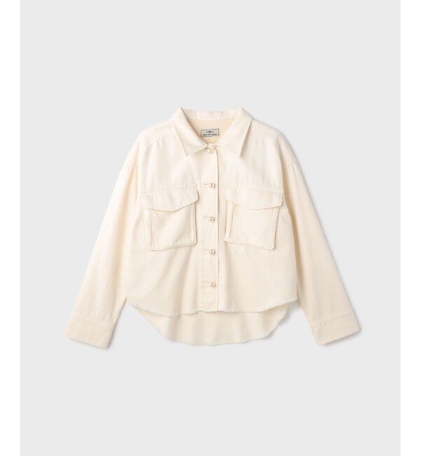 GRACE CONTINENTAL「パール釦ピグメントシャツ」|シャツ・ブラウス|