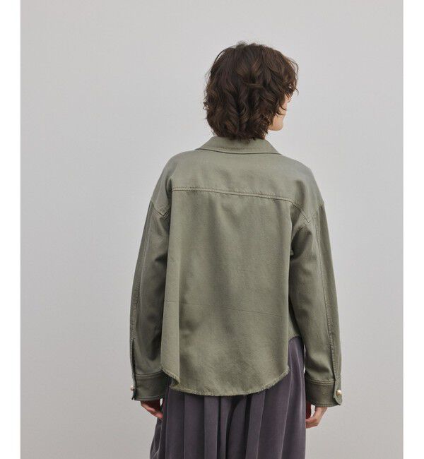 GRACE CONTINENTAL「パール釦ピグメントシャツ」|シャツ・ブラウス|