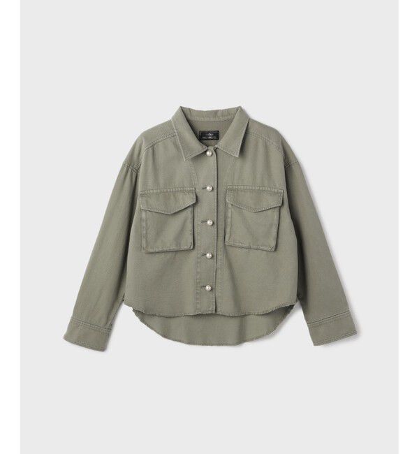 GRACE CONTINENTAL「パール釦ピグメントシャツ」|シャツ・ブラウス|